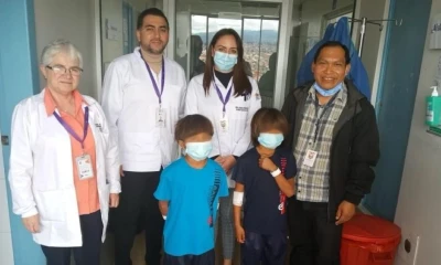 Los niños fueron atendidos en el Hospital Vicente Corral Moscoso de Cuenca / Foto: cortesía Ministerio de Salud