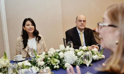 Los representantes del BID se reunieron con la ministra de Economía, Sariha Moya / Foto: cortesía Anabel González