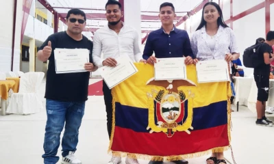 Dos estudiantes amazónicos obtuvieron el segundo lugar en la XVIII Feria Escolar Binacional Ciencia y Tecnología – FEBICYT 2022, Perú-Ecuador / Foto: cortesía ministerio de Educación
