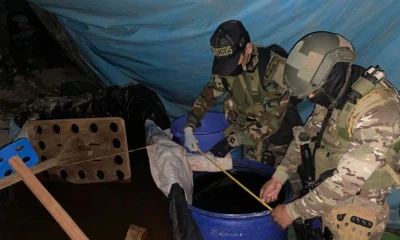 El operativo fue realizado por su unidad Comando Especial VRAEM, en el distrito selvático de Kimbiri / Foto: cortesía Comando Conjunto Perú 