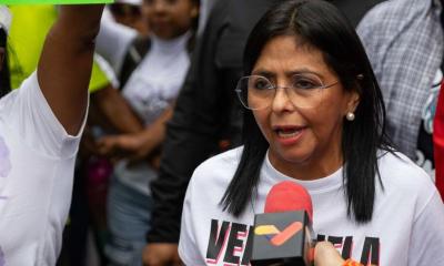 La vicepresidenta venezolana insiste en que su país no produce ni tiene "centros de acopio" de drogas / Foto: EFE 