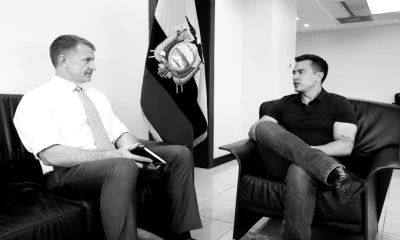 El mandatario no especificó la manera en que Prince ofrecerá asistencia para enfrentar a las bandas criminales / Foto: cortesía Daniel Noboa