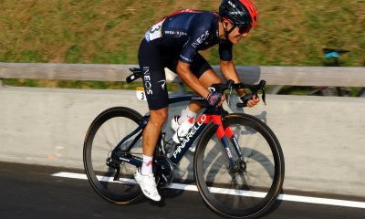 Richard Carapaz terminó segundo en la etapa 16 del Tour de Francia.  Foto: Cortesía Ineos.