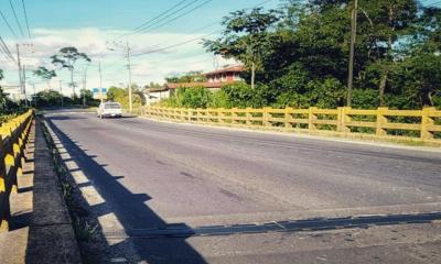 Varias obras se están realizando en el puente sobre el río Pindo Grande / Foto: cortesía MTOP