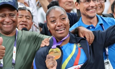 Juleisy Angulo se impuso en el Mundial de Tokio 2025 con una marca de 65,12 metros / Foto: cortesía Comité Olímpico Ecuatoriano