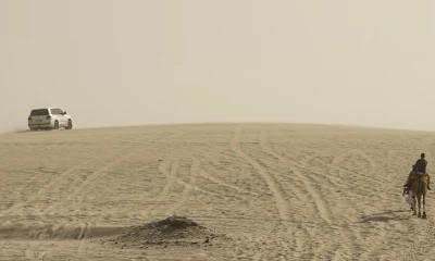 La temporada invernal en el desierto, conocida por los locales como el Al Enna, arranca precisamente durante la competición / Foto: EFE
