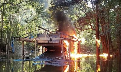 El informe también vincula la expansión con redes de crimen organizado que financian y protegen estas operaciones / Foto: cortesía Ministerio Público de Perú