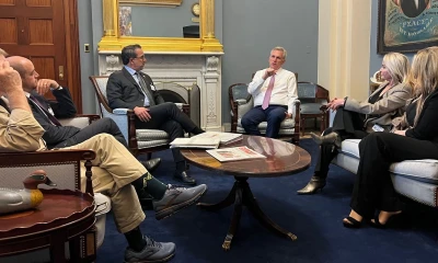 La delegación ecuatoriana se reunió con representantes de los poderes ejecutivo y legislativo de Estados Unidos / Foto: cortesía Ministerio de Producción 