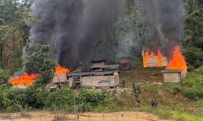 Las operaciones militares contra la minería ilegal se han intensificado en los últimos meses en Ecuador / Foto: cortesía Ejército ecuatoriano