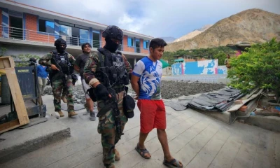 Las autoridades detuvieron a nueve personas involucradas en actividades ilegales de minería / Foto: cortesía Ministerio de Defensa de Perú