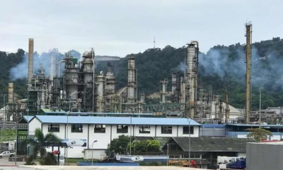 PANORÁMICA. Ayer se permitió a La Hora realizar un recorrido por la refinería de Esmeraldas, para ver su operatividad. / La Hora