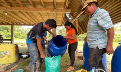 El MAGP realizó una jornada de capacitación en la parroquia Ahuano / Foto: cortesía MAGP