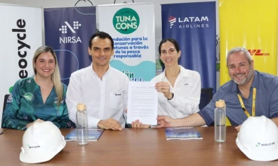 La iniciativa se apoya en el programa “Pescando Plásticos”, liderado por la FENACOPEC / Foto: cortesía 