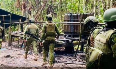 Los soldados encontraron tanques cisterna utilizados para destilar petróleo y producir gasolina blanca / Foto: cortesía Fuerzas Armadas