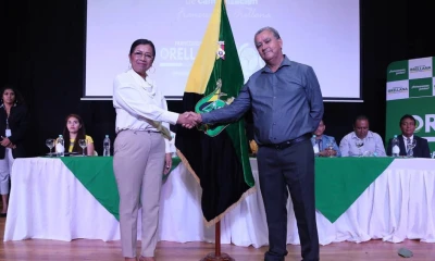 Guadalupe Llori participó en los 53 años de cantonización de Orellana / Foto: cortesía Guadalupe Lorri