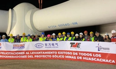 El parque eólico Huascachaca es el más grande de Ecuador / Foto: cortesía MAE