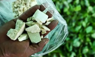 En total, las autoridades incautaron 405 gramos de pasta base de cocaína / Foto: cortesía Fiscalía General