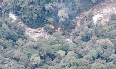 Durante la intervención, las tropas iniciaron la destrucción de los campamentos  / Foto: Ejército 