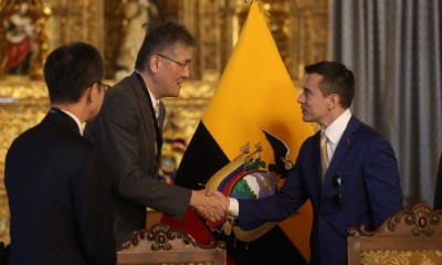 Principales Noticias de Ecuador hoy - 10 de julio de 2026 / Foto: cortesía Presidencia