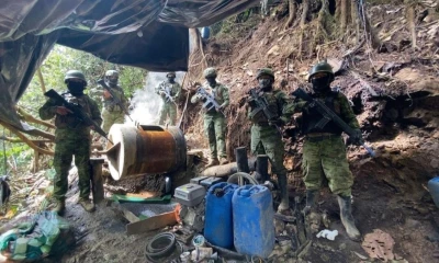 En noviembre de 2025, la Empresa Nacional Minera abrió un concurso público para procesar 1.359 toneladas de material incautado / Foto: cortesía Ejército Ecuatoriano