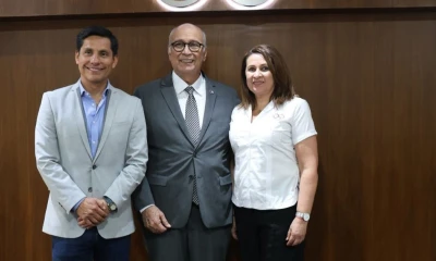 En la lista de Delgado figuraba como candidato a vicepresidente el exatleta Jefferson Pérez / Foto: cortesía Comité Olímpico Ecuatoriano