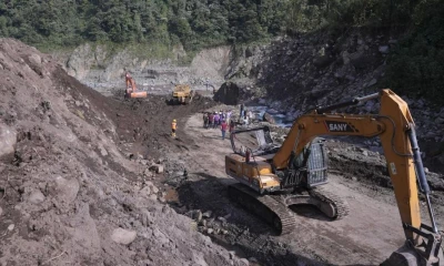 Durante la visita, el viceministro constató los trabajos en la variante provisional San Carlos / Foto: cortesía MIT