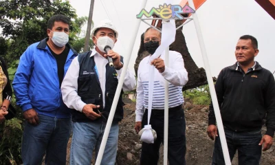 Cerca de $ 2 millones servirán para el alcantarillado en Shell y Madre Tierra / Foto: cortesía Secretaría Técnica Amazónica