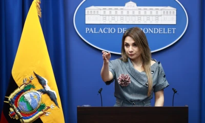La vocera de la Presidencia, Carolina Jaramillo, brindó una rueda de prensa./ Foto: cortesía Presidencia