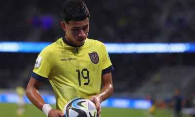 En la Copa América de 2024 se convirtió en el jugador más joven en debutar con Ecuador, con quien ha disputado 18 partidos y marcado dos goles./ Foto: cortesía EFE