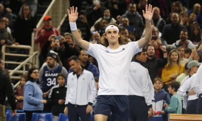 El reciente finalista del Abierto de Australia derrotó a Andrés Andrade por 7-6 (1) y 6-1 y sentenció así el choque / Foto: EFE