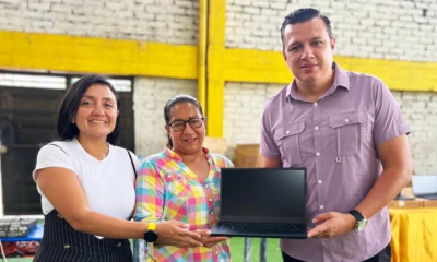 El coordinador Zonal de Educación, Favio Villamizar, participó en la entrega de kits tecnológicos / Foto: cortesía Ministerio de Educación