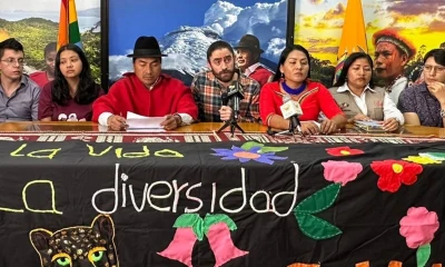 La Conaie ha manifestado su oposición a la consulta popular / Foto: cortesía Conaie