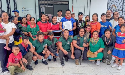 También solicitaron que se establezcan medidas de protección a favor de los niños y niñas / Foto: cortesía Comunidad Sinangoe