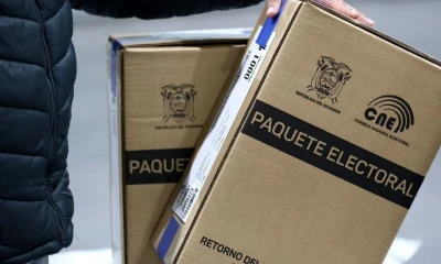 La distribución de paquetes electorales para la segunda vuelta inició / Foto: cortesía CNE