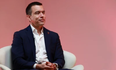 El presidente Daniel Noboa mantuvo una entrevista con diario el Clarín de Argentina / Foto: cortesía