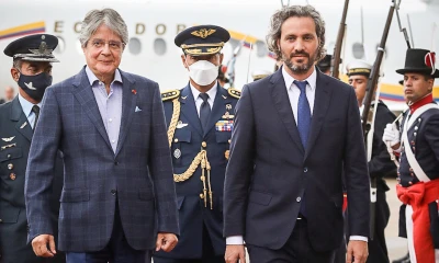 Lasso llegó a Argentina para primera visita oficial / Foto: EFE