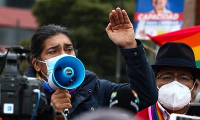 Yaku Pérez pone denuncia en Fiscalía por fraude electoral / Foto: EFE