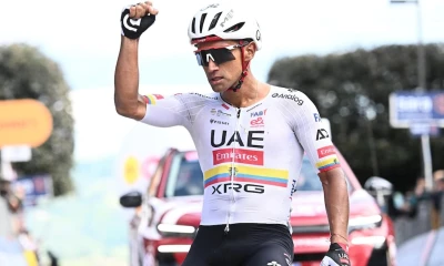 Es la cuarta victoria de etapa para Narváez en el Giro, igualando así a Richard Carapaz. / Foto: AFP