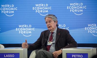 En una intervención Lasso señaló que en su administración manejaron "con mucho esfuerzo y dedicación la pandemia" / Foto: cortesía Presidencia 