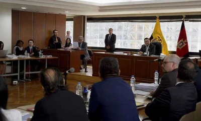 A la diligencia que se cumplió en la Corte Nacional de Justicia no acudieron los abogados de Jorge G. y Carlos P. Y. Foto: El Telégrafo