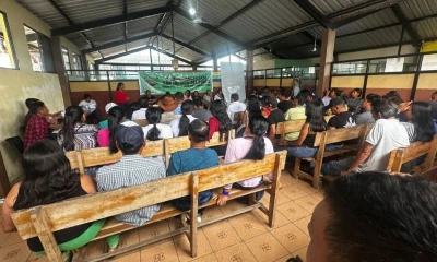 Santi destacó el apoyo de líderes comunitarios y representantes de las 29 comunidades que integran San Jacinto / Foto: cortesía