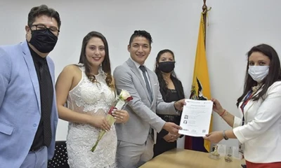 El valor del matrimonio en sede es de $ 50/ Foto: Cortesía Registro Civil