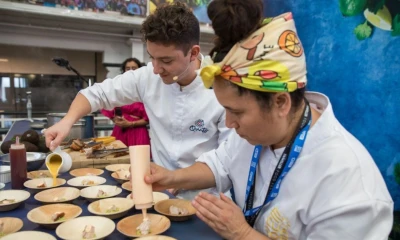 El joven chef ecuatoriano Sebastián Espinoza, fue el encargado de dar inicio al festival / Foto: EFE