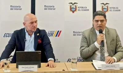 El Bloque de Seguridad brindó una rueda de prensa ayer / Foto: cortesía Policía Nacional