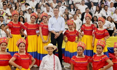 El presidente Daniel Noboa oficializó la incorporación de 2.785 profesores / Foto: cortesía Presidencia