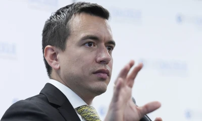 Noboa se reunió con representantes del Banco Mundial y del Fondo Monetario Internacional, así como del Banco Interamericano de Desarrollo (BID) / Foto: EFE