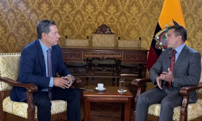 Noboa comentó que no esperaba una diferencia tan amplia frente a Luisa González en la segunda vuelta / Foto: cortesía Ana María Cañizares CNN