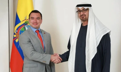 Se reunió con el presidente de los Emiratos Árabes Unidos, Mohamed bin Zayed Al Nahayan / Foto: EFE