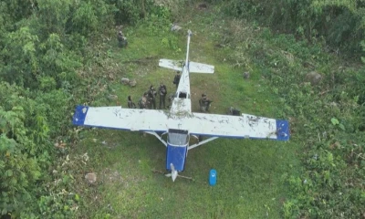 La intervención de la nave se dió en el valle de los ríos Apurímac, Ene y Mantaro (VRAEM) / Foto: cortesía MINDEF