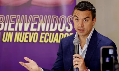 De acuerdo a la firma, Noboa tiene el 55,14 % de intención de voto, mientras González, acumula el 44,86 %/ Foto: cortesía EFE